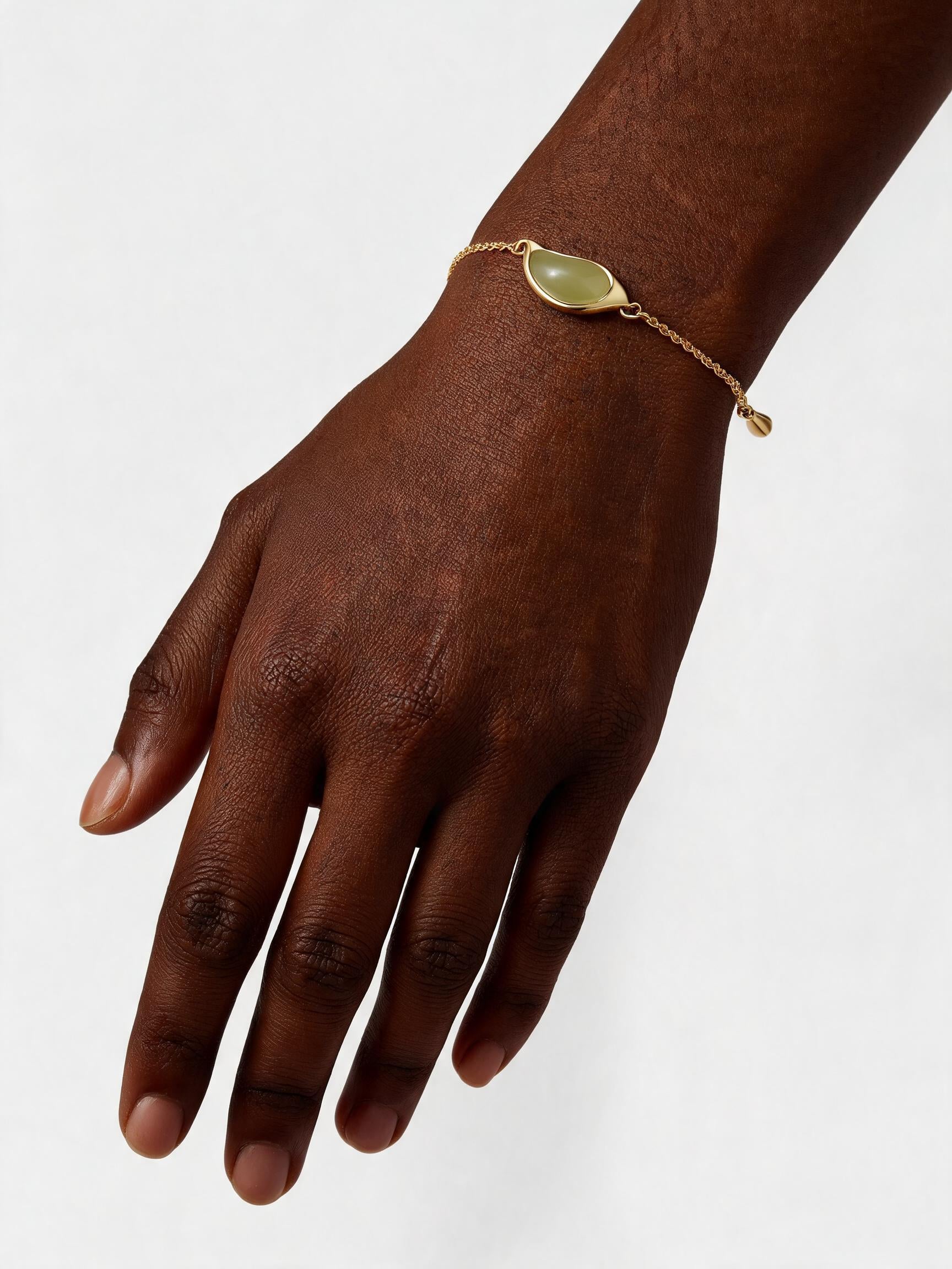 Jade Pull-Tie Bracelet
