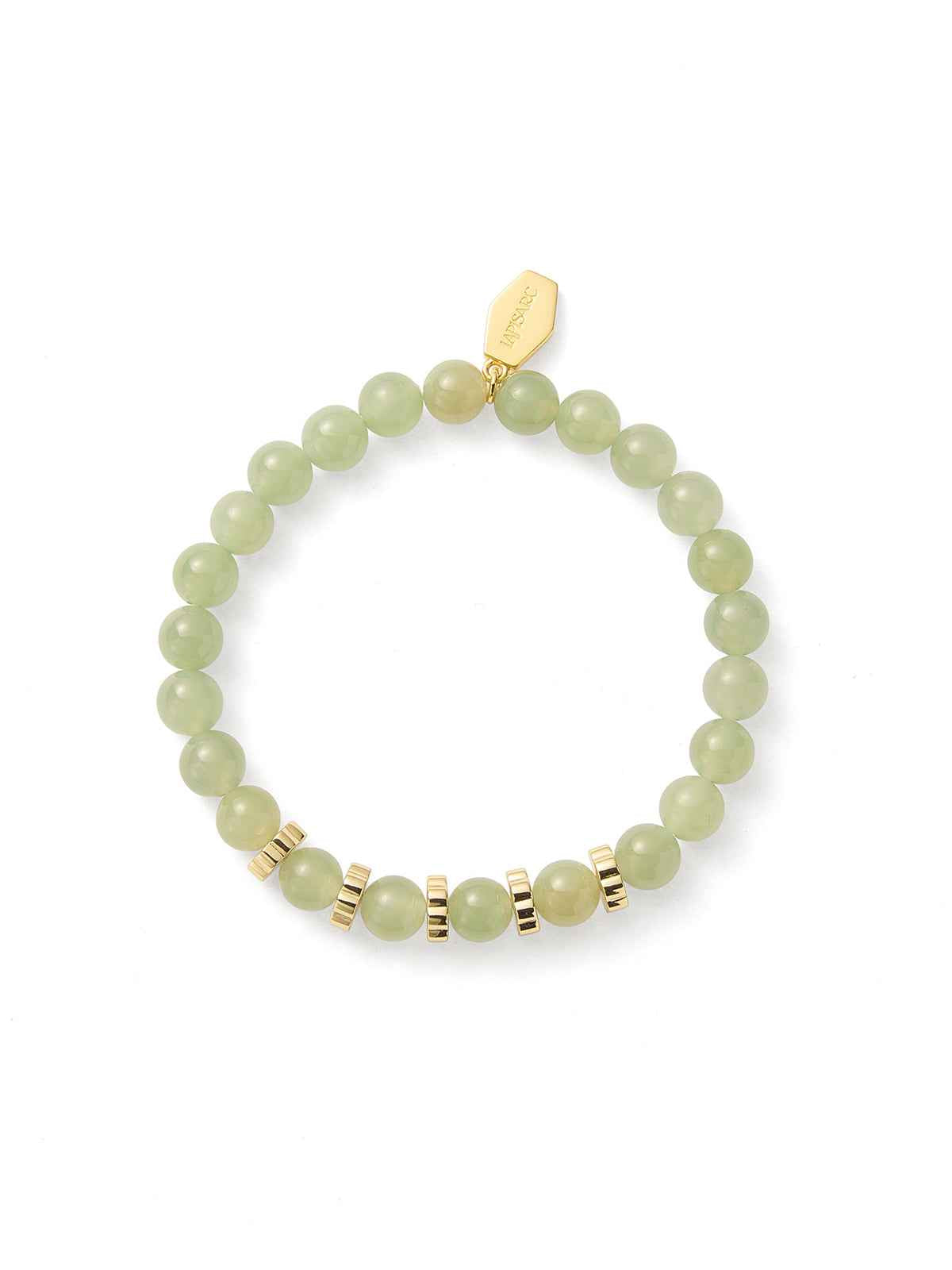 Aura Beaded Hetian Jade Bracelet