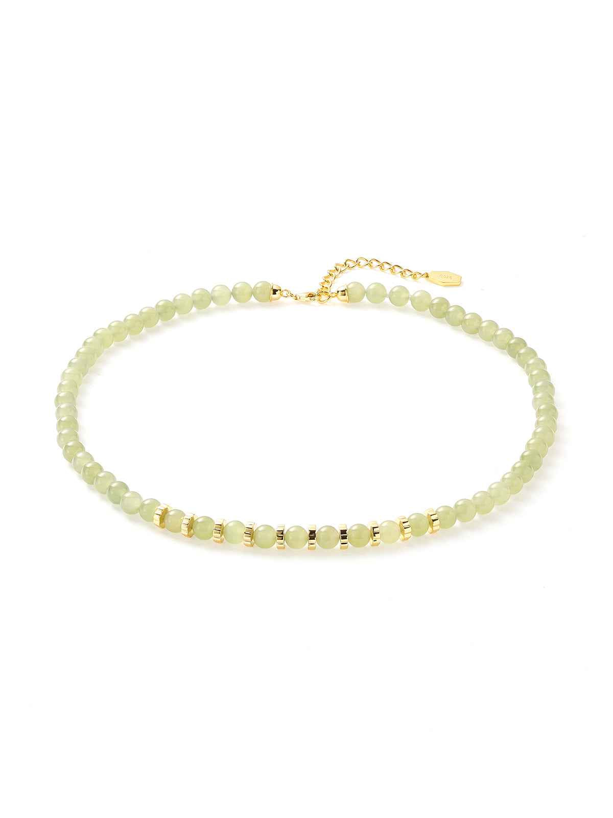 Aura Jade Beaded Necklace