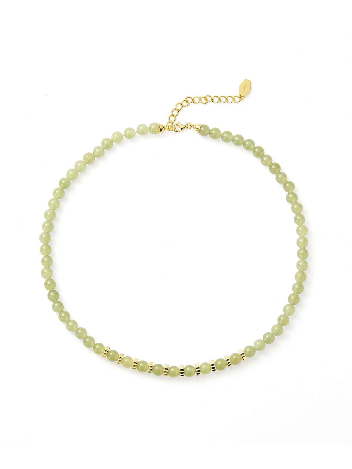 Aura Jade Beaded Necklace