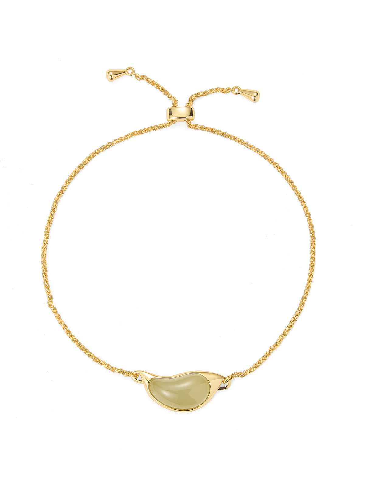 Jade Pull-Tie Bracelet