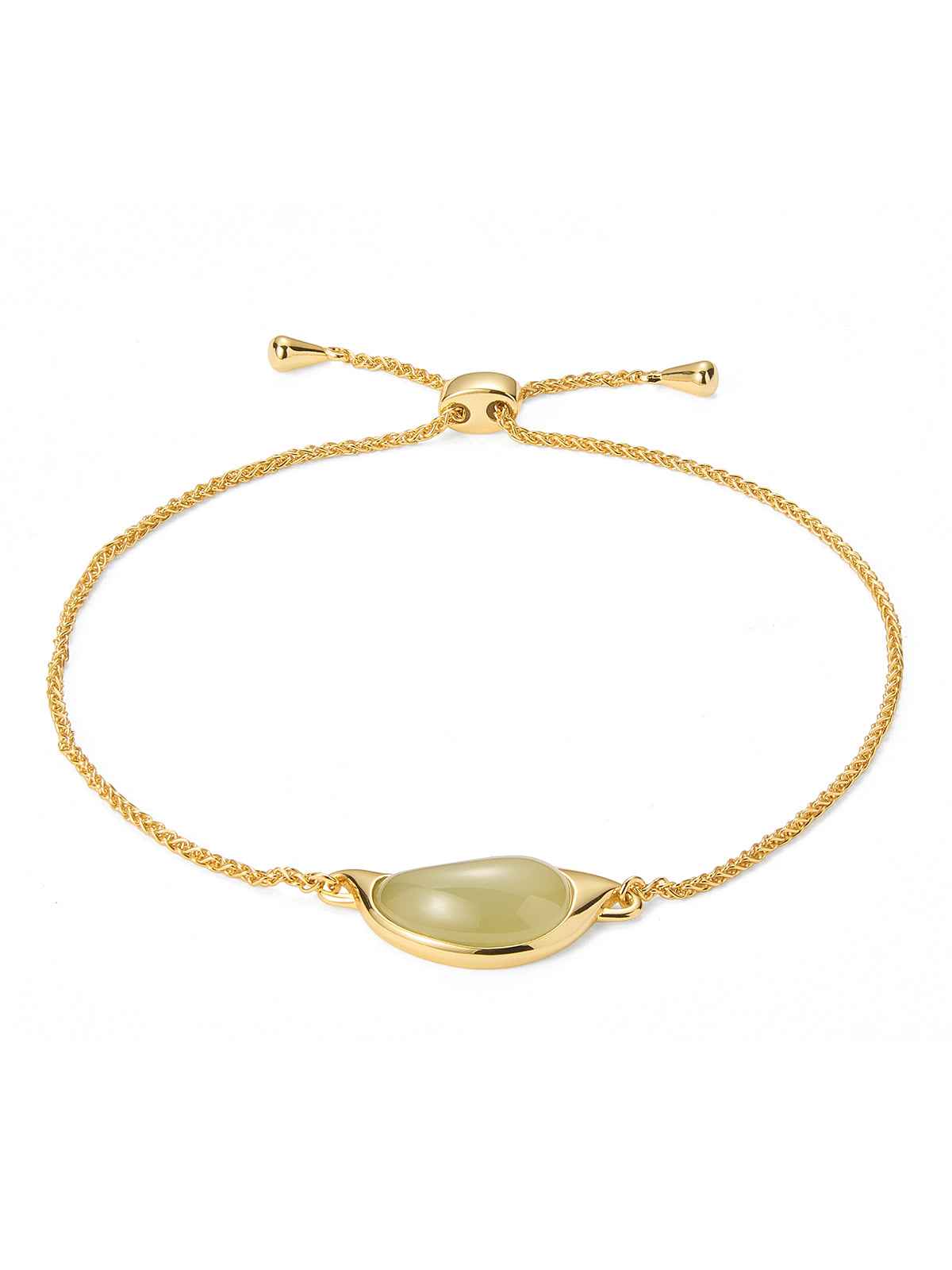 Jade Pull-Tie Bracelet